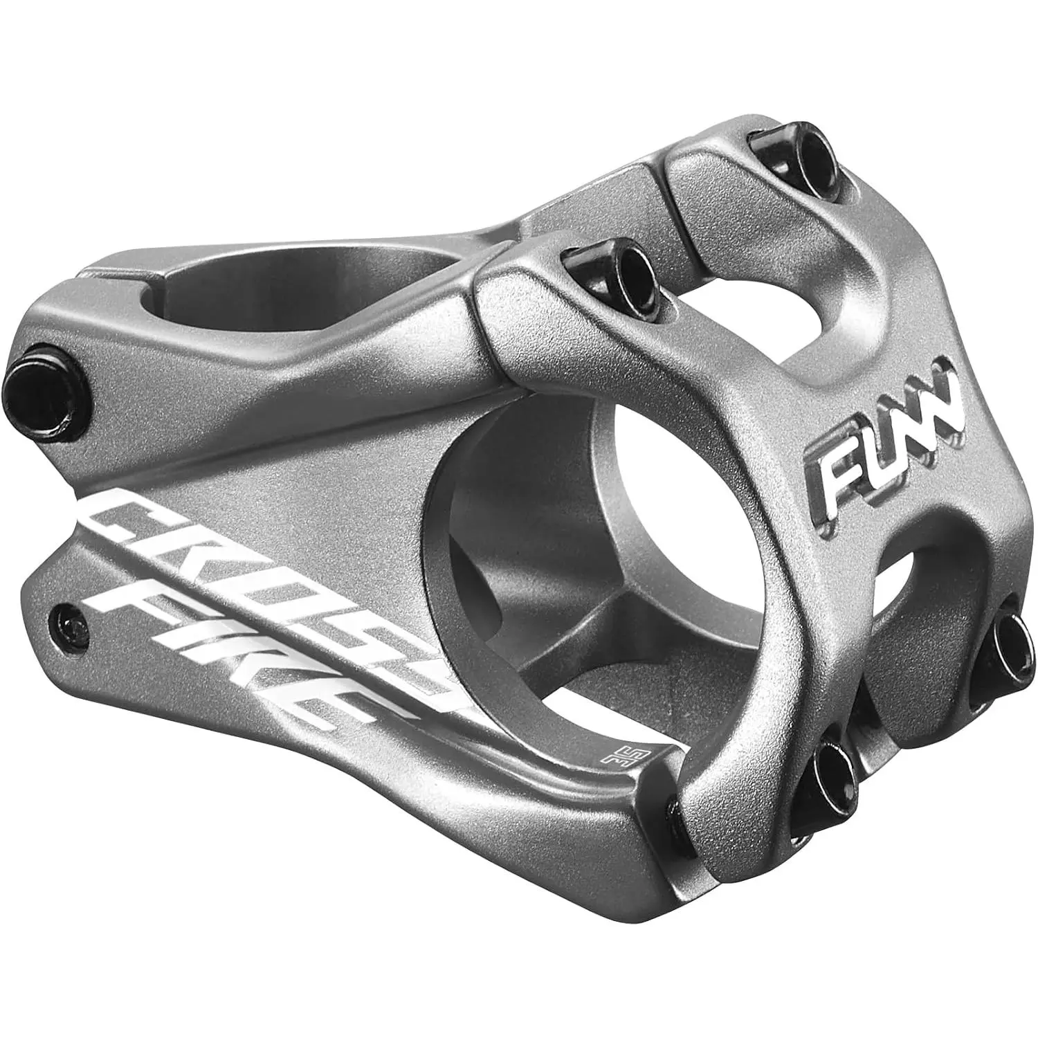 Crossfire Mountain Bike Stem with 35mm Bar Clamp - Durable and Lightweight Alloy Bicycle Stem for Mountain Bike and BMX Bike