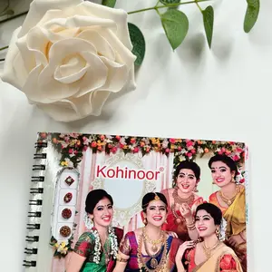 Multicolor and multi shape spiral book premium bindis.