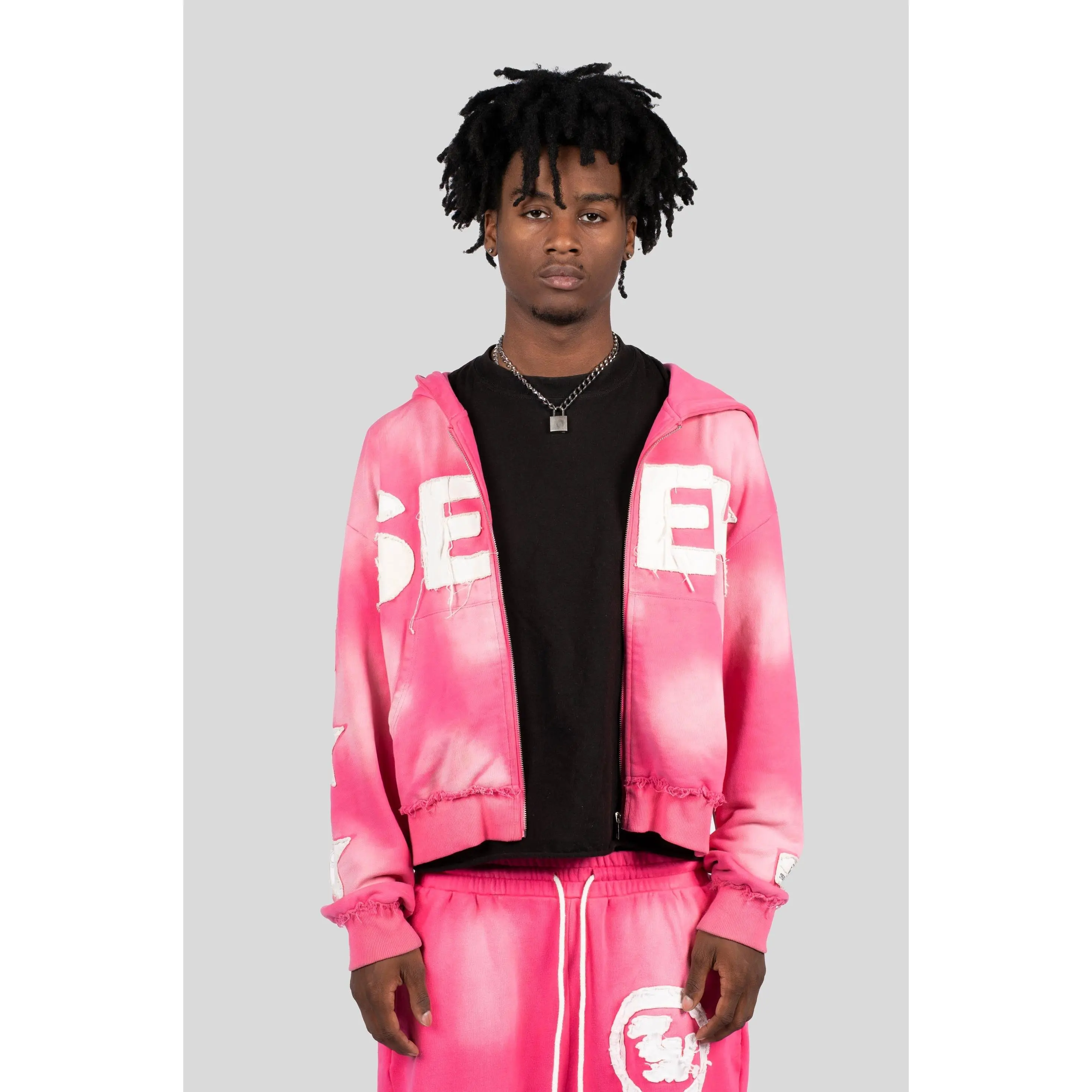 SEEK VISIONZ SET - Hoodie & Pants with Bold Prints, Long Sleeve 