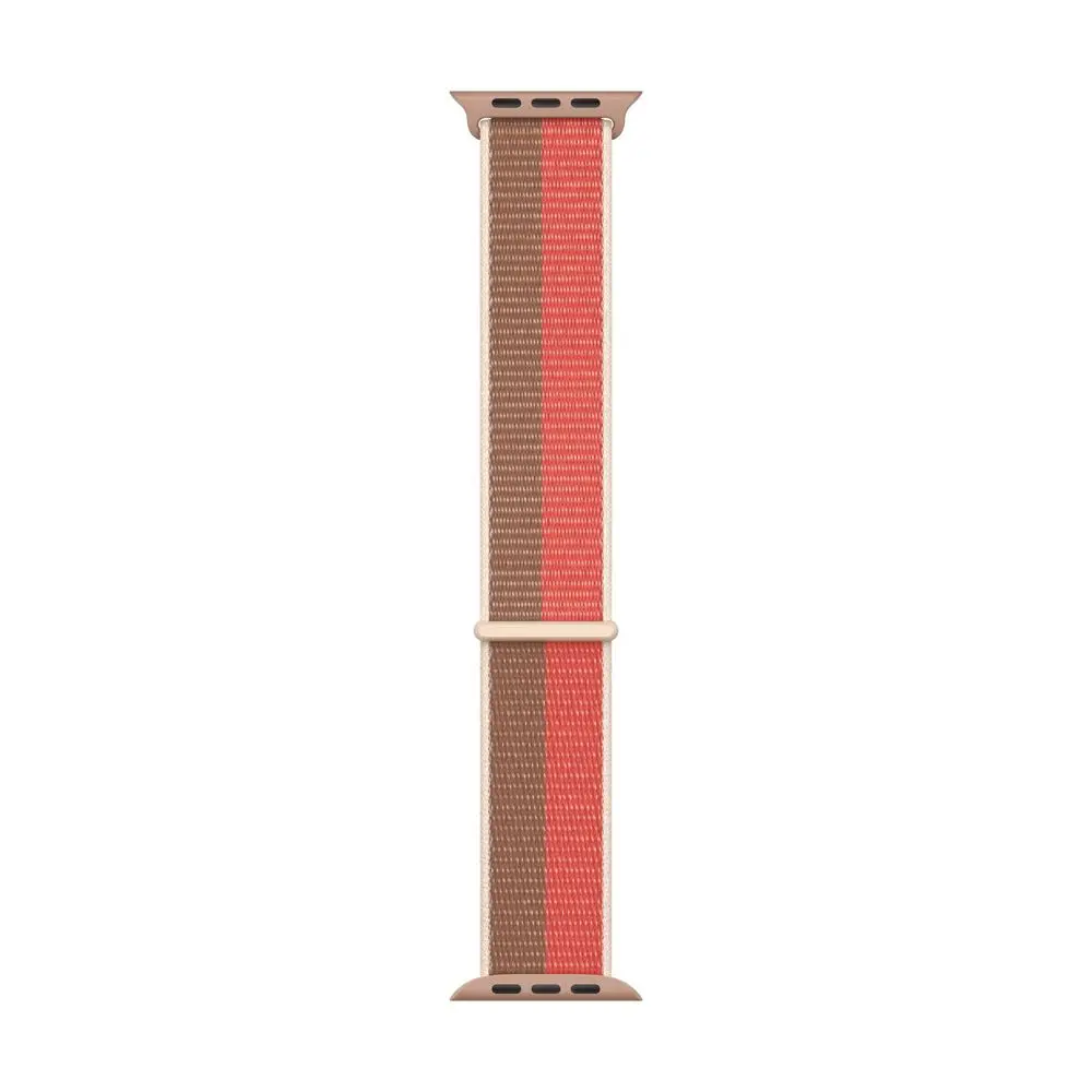 Apple Watch 41mm Pink Pomelo/Tan Sport Loop, Accessories, Wearable, Watch Straps Apple Watch 41mm Pink Pomelo/Tan Sport Loop, Accessories, Wearable, Watch Straps