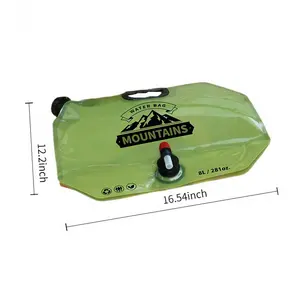 Collapsible Water Container, Thick Leakproof Reusable Storage Solution for Outdoor Hiking (Compatible with Home & Festive Supplies), Water Storage Container