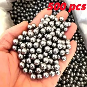 500pcs Carbon Steel Ball Bearings, 6 mm Durable High-Precision Bearing Balls for Machinery Repair and DIY Projects, High Quality Hardware
