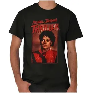 Michael Jackson Thriller King of Pop Star Womens or Mens Crewneck T Shirt Tee funny men graphic Gooner Eat Sleep Goon Repeat T-Shirt Retro Deftones Tour Purple Rain Crew Neck zip hoodies