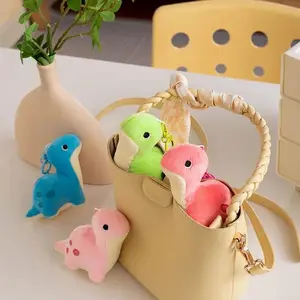 8Colour  Dinosaur Soft Pendant Gift Stuffed Animal Plush Kawaii Dino Plush Cute Toy Plush Kawaii Keychain Backpack Decor