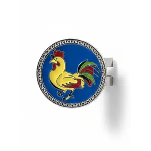 Cocky Rooster Ball Marker & Hat Clip