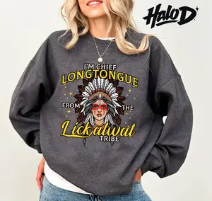 I’m Chief Of Longtongue Shirt Funny Tribe Graphic Shirt Native Chief Unisex Adult Humor Shirt