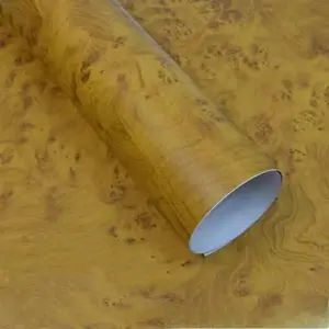 Car interior film with simulated wood grain, color-changing film, thickened glossy peach wood grain center console film, modification and