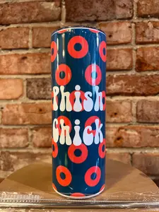 Phish Chick Tumbler Phish Hippie Jam Band Drinkware Reusable doughnut better than stanley