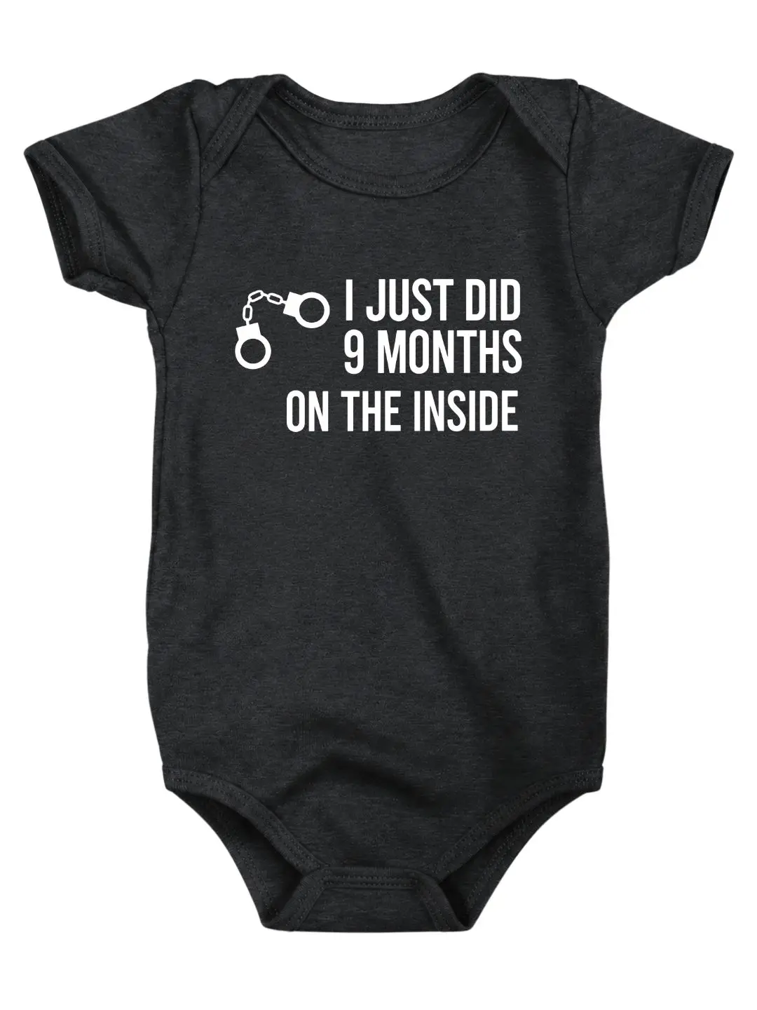 I Just Did 9 Months On The Inside Onesie, Funny Newborn Baby Bodysuit, Sarcastic Novelty Baby Outfit, Baby Shower Gift, Pregnancy Announcement Onesie