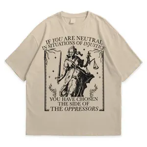 If You Are Neutral In Situations Of Injustice Shirt, Liberal Feminist Human Rights | Leftist Shirt | Social Justice Shirt, Gildan