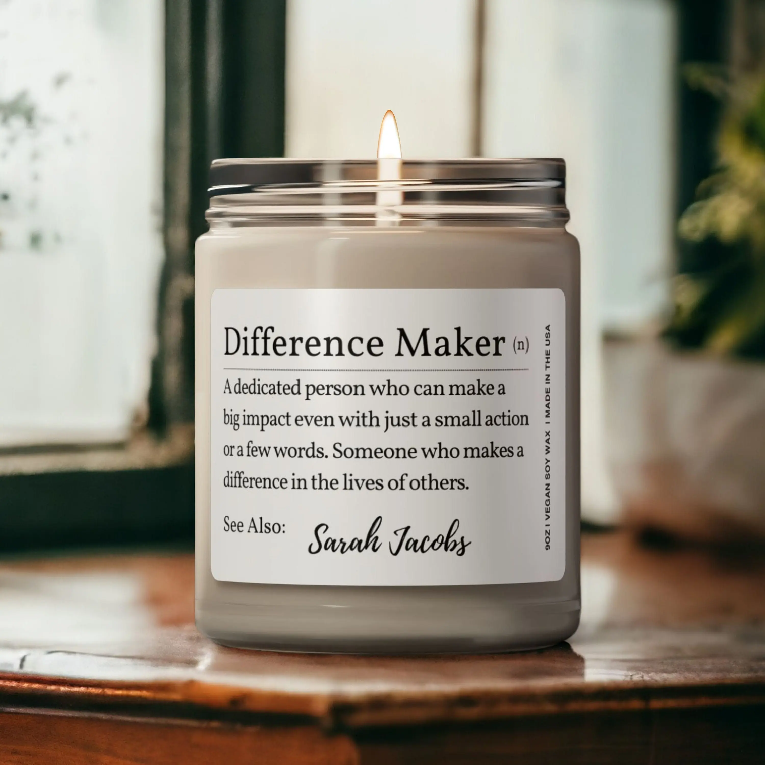 Difference Maker, Personalized Difference Maker Gift, Mentor Appreciation Gift, Leader Gift, Gift for Teacher, Thank You Gift, Leaving Gift/