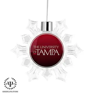 University of Tampa Christmas Ornament - Snowflake