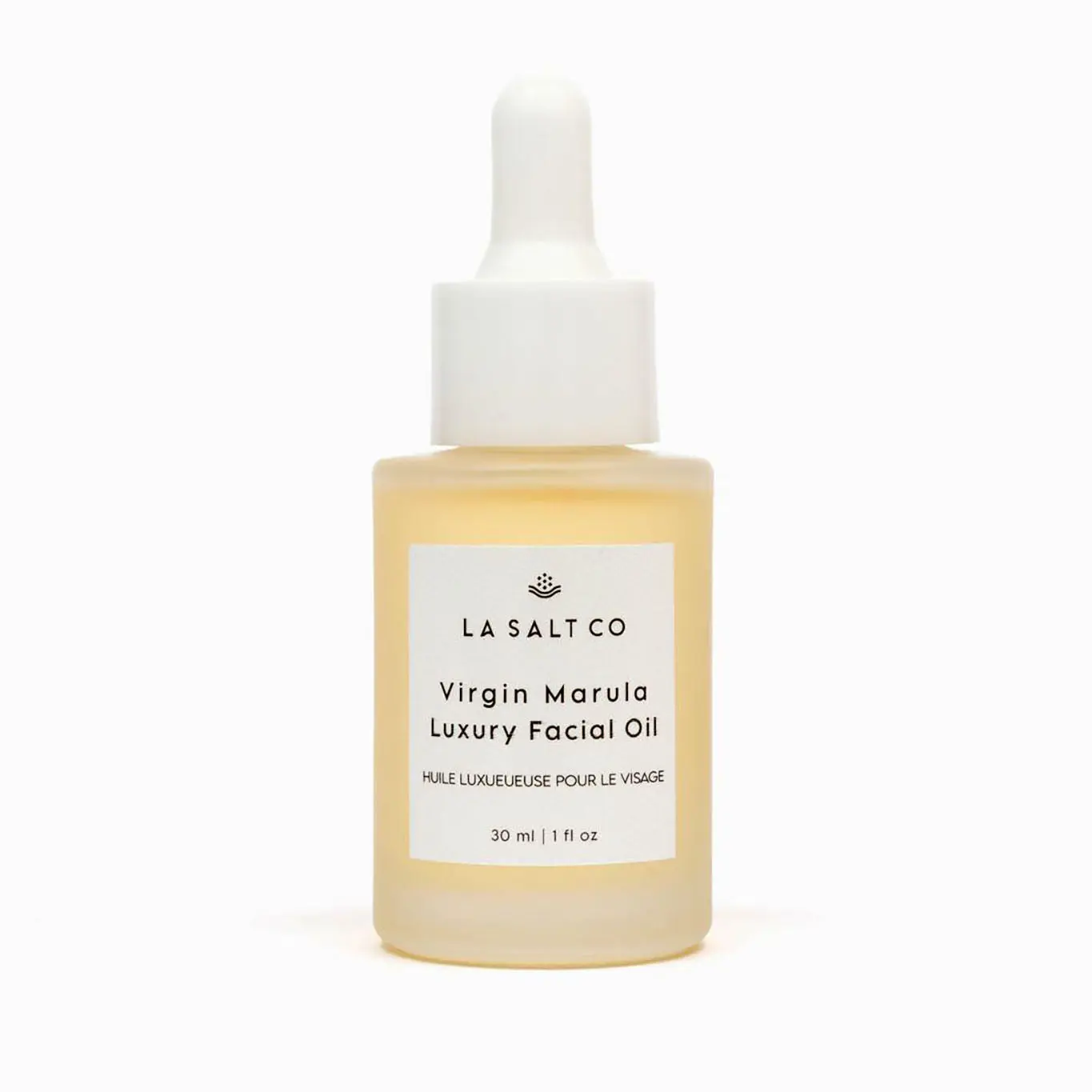 LA SALT CO Virgin Marula Luxury Facial Oil (30 mL) - Hydrating Moisture Serum for Normal, Sensitive Skin, Non-Comedogenic, Antioxidant-Rich, Vegan, Cruelty-Free, Fragrance-Free