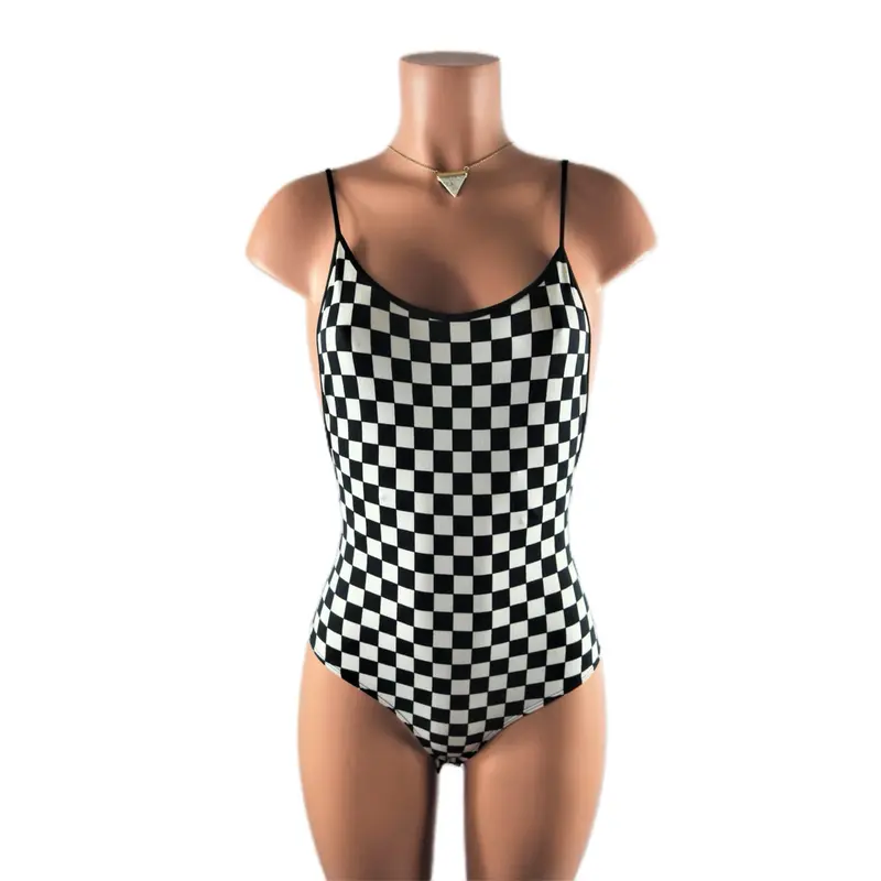 checkered bodysuit - TikTok Shop