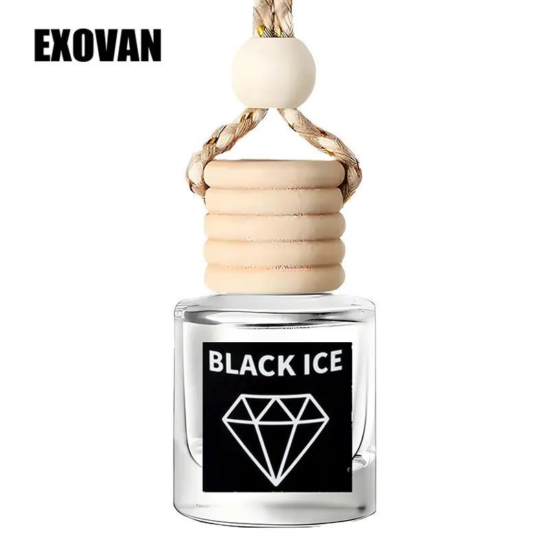 EXOVAN Hanging Car Interior Diffuser - 8ML Car Fragrance Set, Auto Accessories Interior, Juicy Fruity Scent, Long-Lasting, 3 Scents, Hang & Diffuse, Ideal for Vehicle Use & Gifting