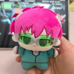 Anime The Disastrous Life Saiki Kusuo Cosplay 10cm Cotton Doll Pendant Plush Doll With Glasses Cute Saiki K. Dango Pendant Gifts