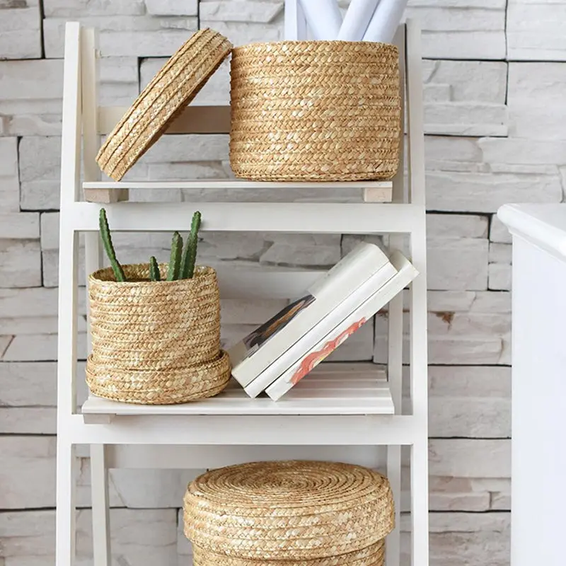 Handwoven Natural Storage Basket