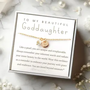 Personalized gift for Goddaughter Gifts from Godmother Goddaughter Necklace Goddaughter baptism gift Goddaughter Wedding Gift Birthday Gift