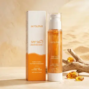 Shiny Body Protection Cream (50g), Summer Outdoor Sunscreen, Deep Hydration, Lightweight Non-Greasy, Brightening Protective Lotion