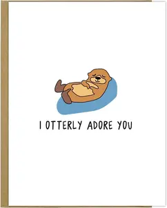 I Otterly Adore You Card
