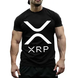 Crypto Cotton Graphic Tee Summer Streetwear Unisex Short Sleeve Black Tshirt for Men Women Trending Bitcoin Hype Outfit