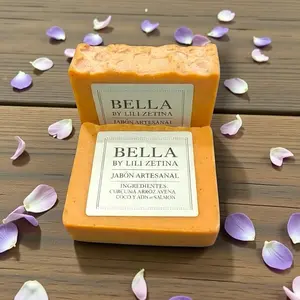 Bella by Lili Zetina Artisanal Soap with Turmeric Rice Facial Skin Repair Cleansing Cleanser Facial Cleansing Facial Wash