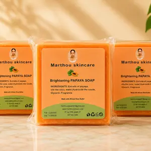 Marthou Skincare Brightening Papaya Soap - 3 Pack