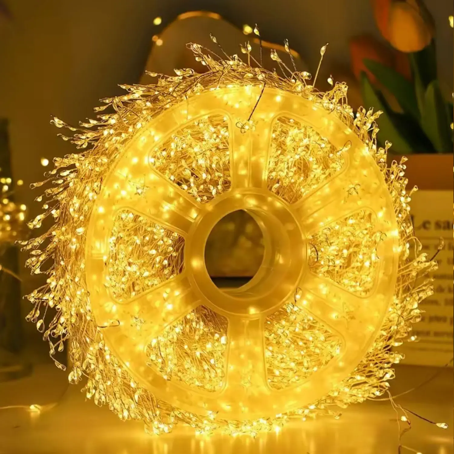 LED fairy light strings, outdoor decorative lights, warm color-changing lights, DIY Christmas wreath decorations, USB Halloween wedding party supplies, Festival Decorations, Festive Decoration