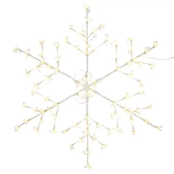 August & Leo 43 inch Jeweled LED Hanging Snowflake