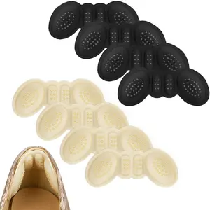Heel Pads Inserts for Women Shoes - 4 Pairs Gel Cushions for Shoes Too Big, Pain Relief & Blister Prevention for High Heels, Non-Slip Heel Grips to Stop Rubbing and Sliding