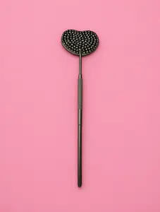 Gilded Elegance Luxe Rhinestone Dental Mirror