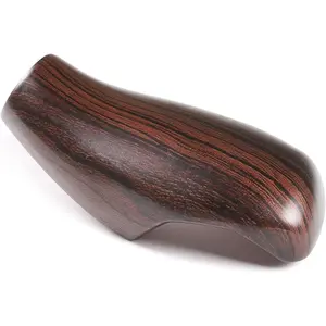 Gear Shifting Knob Cover Compatible with Ineos Grenadier 2020-2024 Gear Shift Knob Head Back Cover Trim (Acrylonitrile Butadiene Styrene (Pine Wood Grain)
