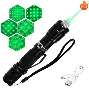 Rechargeable Laser Pointer, High Power Beam Light, Long Distance Range, for TV LED LCD Screens, Tactical Flashlights, Office Outdoors Construction, Powerful Light