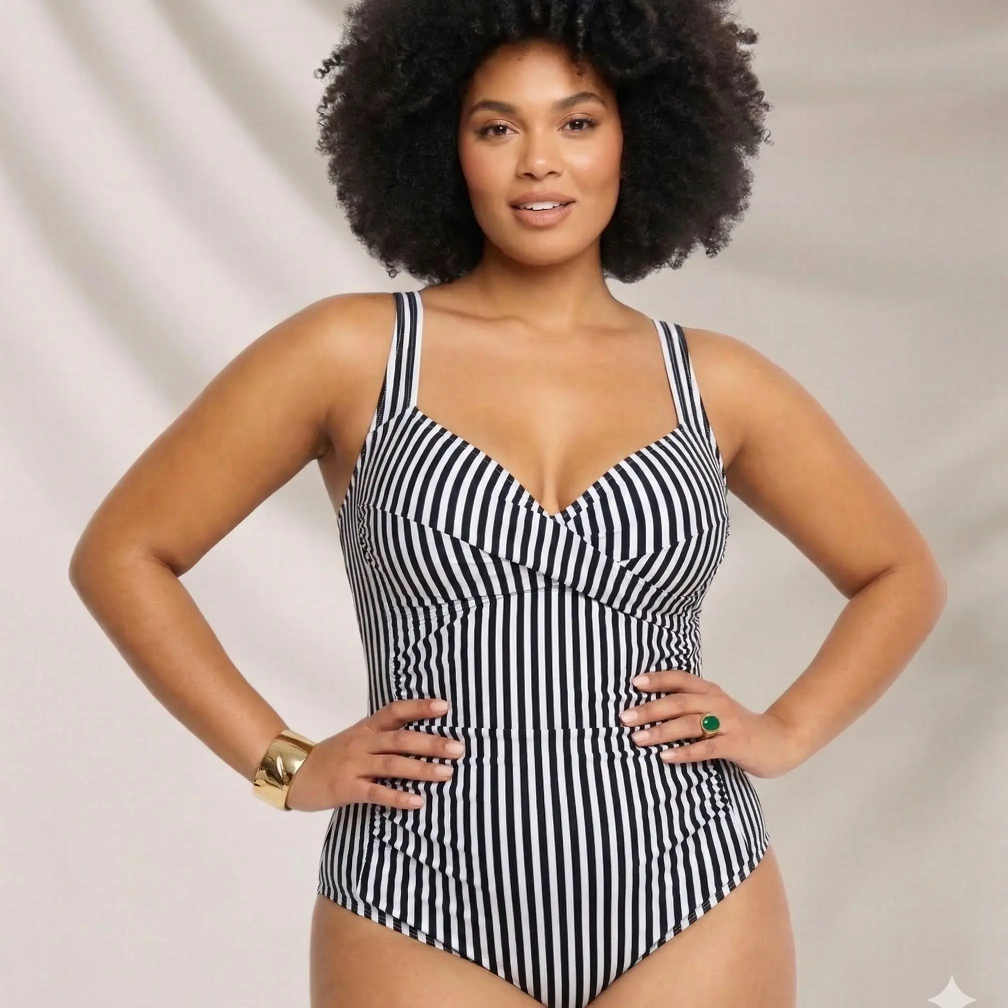 Black & White Striped