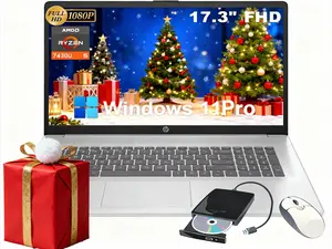 HP Laptop 17.3” FHD+Ryzen 5 7430U + Up to 64GB/2TB SSD! Student/Office Laptop +$199 Accessory Bundle