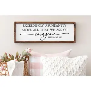 GiftOfHope Exceedingly Abundantly Above All That We Ask Or Imagine Ephesians 3:20 Print, Christian Gifts, Scripture Print Unframed