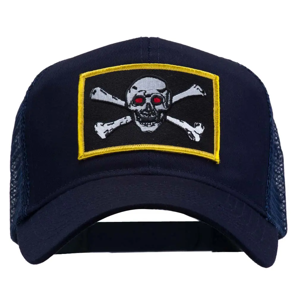 Skull Choppers Red Eyes Patched Cap