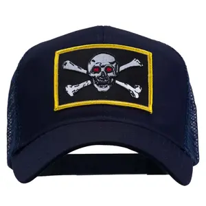 Skull Choppers Red Eyes Patched Cap