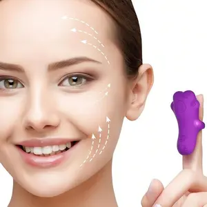 Portable Mini Facial Massage Ball, Waterproof Rechargeable, Powerful Multi-Purpose Eye Face Finger Neck Massager, Essential Beauty Tool, Facial Care Tool