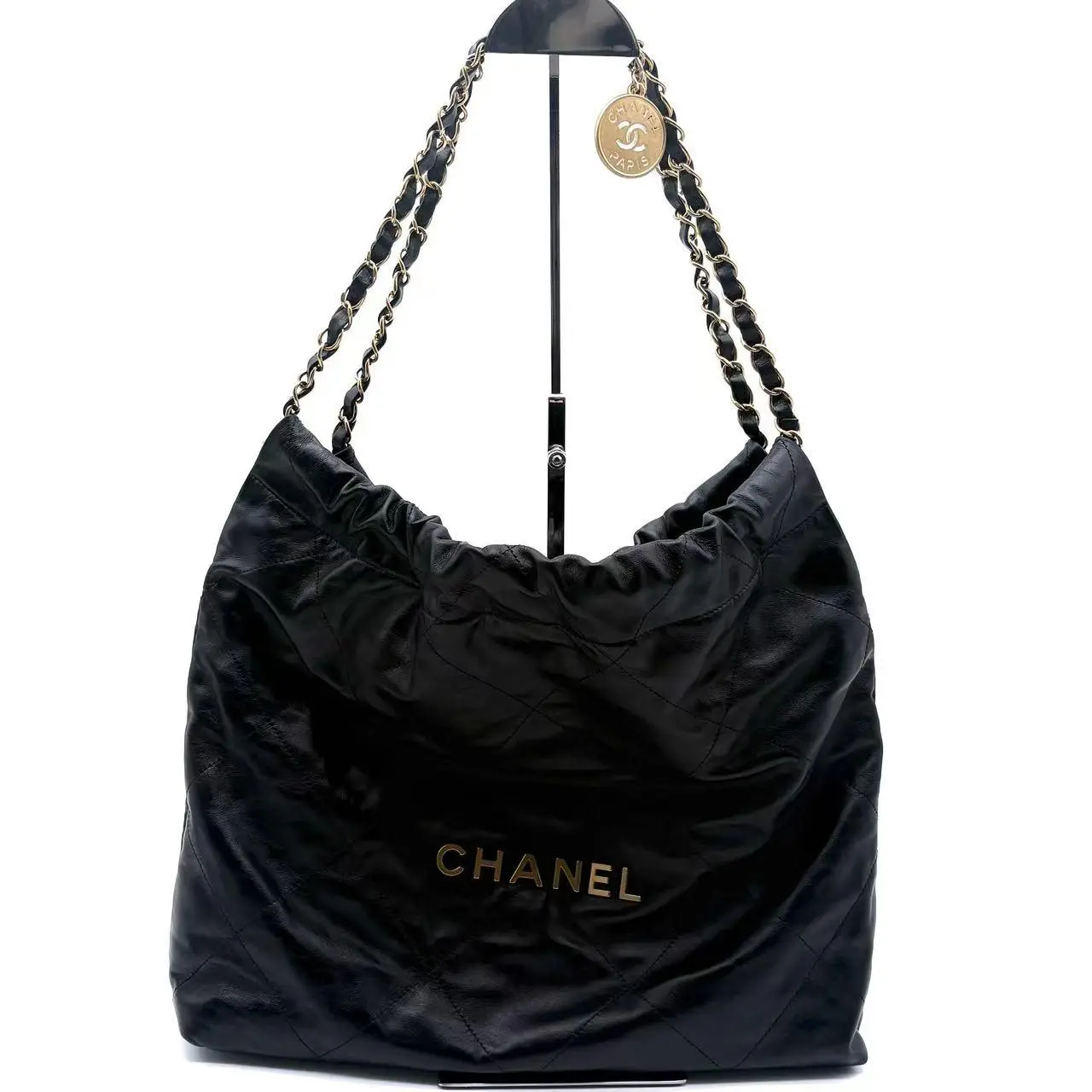 Pre-owned CHANEL leather Shoulder Bags 22 Bag