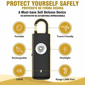 Portable Personal Security Alarm for Home Safety, Compact Emergency Alert Device for Personal Protection