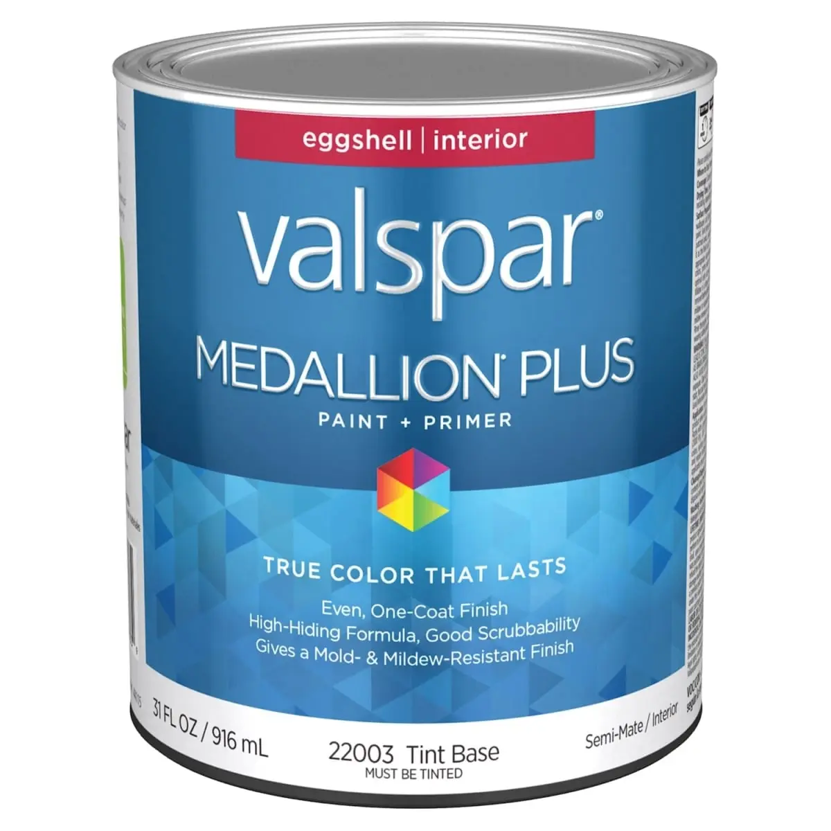 Valspar 028.0022003.005 1 qt. Medallion Plus Acrylic Latex All Purpose Paint & Primer, Tint