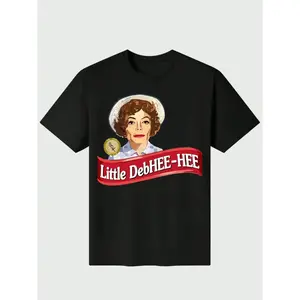 Litte Debhee Hee Debbie Parody Meme T Shirt Casual Digital Print 220g Pure  Heavy 100% Cotton T Shirt