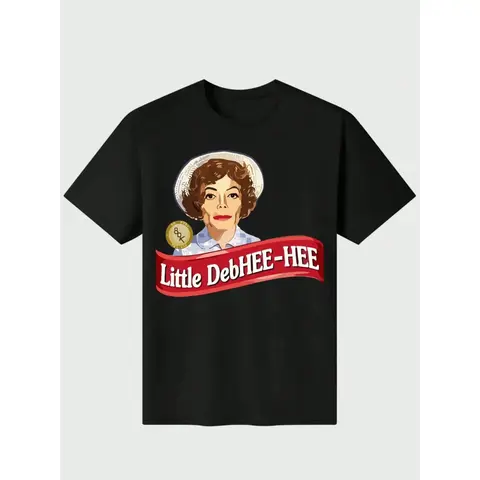 Litte Debhee Hee Debbie Parody Meme T Shirt Casual Digital Print 220g Pure  Heavy 100% Cotton T Shirt