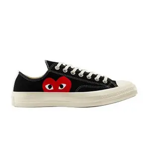 Comme des Garçons PLAY x Converse Chuck 70 Low 'Black' 2023