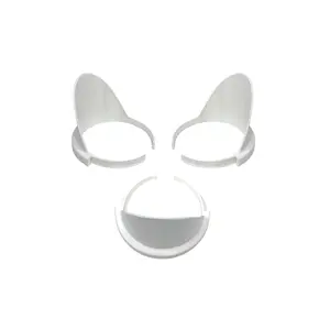 3 Pack Quart Paint Can Pourer - Fits Quart-Sized Paint Cans - White