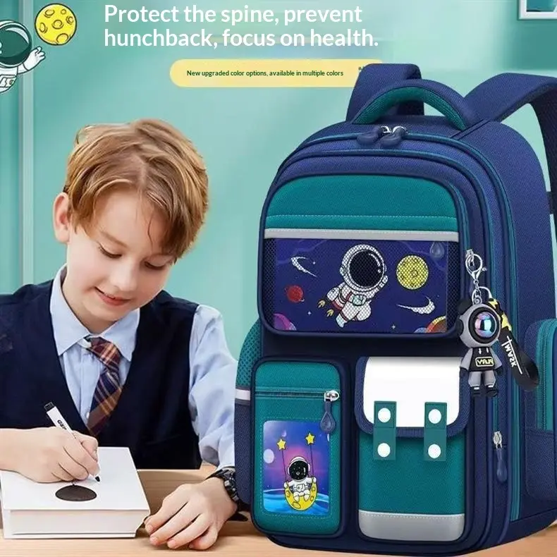 School Bag For Boys Spine Protecting Lightweight And Ultra Lightweight Backpack With Large Capacity