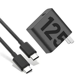 125W TurboPower - PPS PD Super Fast Charger with 3.3ft USB-C to USB-C Cable for Motorola Edge 50 Pro, Edge 50 Ultra, Edge 30 Ultra, High Powered Type C Laptops
