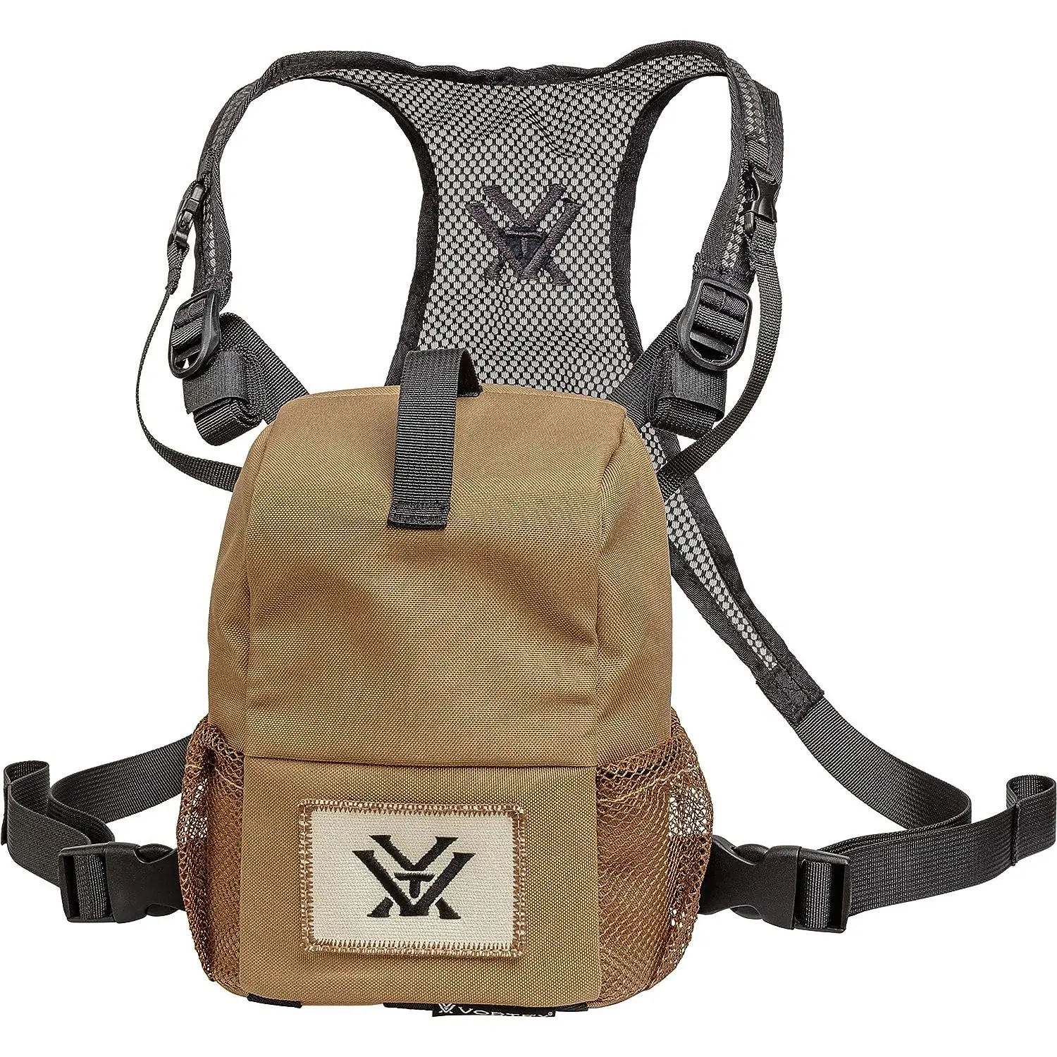 Men's Outdoor Binocular Harness Belt Bag - Vortex Optics Glasspak Sport, Travel Accessory with Mesh Side Pockets, 1-Hand Access, Padded Microfiber (Luggage & Bags), One‑Hand Access