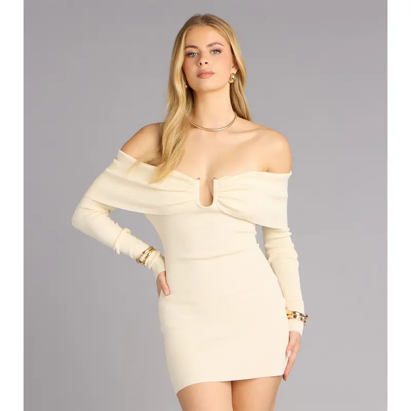 ivory sweater dress - TikTok Shop ivory sweater dress - TikTok Shop